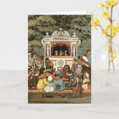 Durchschlags-und Judy Puppenspiel " Karte (Gelbe Blume)