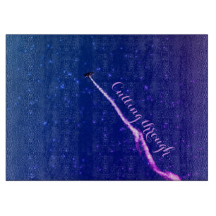 Durchschneiden - Ziel für das Sternenflugzeug Schneidebrett