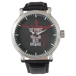 DURCHSCHNITT - BodybuildingWorkout motivierend Armbanduhr
