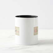 Durchschnitt eines Teils der Erdkruste Tasse (Zentrum)