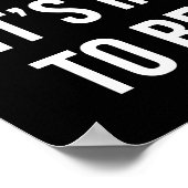 Durchschnittlich unmöglich, stürmisch, Fitnessraum Poster (Ecke)