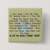 Durchschnittliche Apotheken-Studenten-Geschenke Button (Vorderseite)