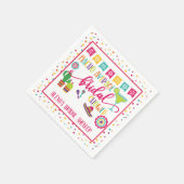 Durchschnittliche Brautdusche Serviette - Wh (Ecke)