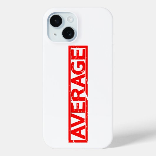 Durchschnittliche Briefmarke Case-Mate iPhone Hülle (Rückseite)