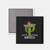 Durchschnittliche Funny Gamer Video Game Lover Gam Magnet (Vorderseite/Rückseite)