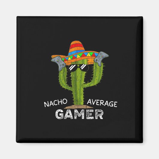 Durchschnittliche Funny Gamer Video Game Lover Gam Magnet (Vorne)