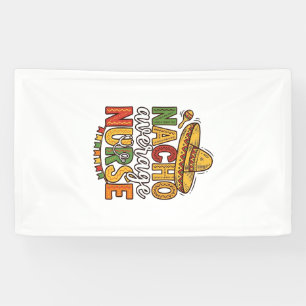 Durchschnittliche Krankenschwester Cinco De Mayo T Banner