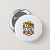 Durchschnittliche Krankenschwester Cinco De Mayo T Button (Vorne & Hinten)