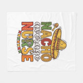 Durchschnittliche Krankenschwester Cinco De Mayo T Fleecedecke (Vorderseite (Horizontal))
