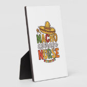 Durchschnittliche Krankenschwester Cinco De Mayo T Fotoplatte (Seite)