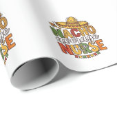 Durchschnittliche Krankenschwester Cinco De Mayo T Geschenkpapier (Rolleneckpunkt)