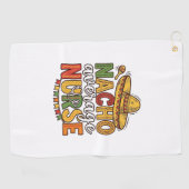 Durchschnittliche Krankenschwester Cinco De Mayo T Golfhandtuch (Horizontal)