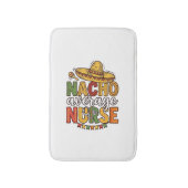 Durchschnittliche Nacho-Krankenschwester Cinco De Badematte (Vorderseite Vertikal)