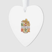 Durchschnittliche Nacho-Krankenschwester Cinco De Ornament (Vorderseite)