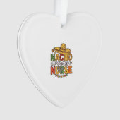 Durchschnittliche Nacho-Krankenschwester Cinco De Ornament (Vorderseite)