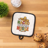 Durchschnittliche Nacho-Krankenschwester Cinco De Topflappen (Oben Unten)