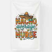 Durchschnittliche Nacho-Krankenschwester-Fiesta-Ve Banner (Vertikal)