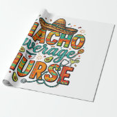 Durchschnittliche Nacho-Krankenschwester-Fiesta-Ve Geschenkpapier (Ungerollt)