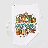 Durchschnittliche Nacho-Krankenschwester-Fiesta-Ve Golfhandtuch (Insitu)