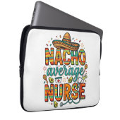 Durchschnittliche Nacho-Krankenschwester-Fiesta-Ve Laptopschutzhülle (Vorne Rechts)