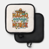 Durchschnittliche Nacho-Krankenschwester-Fiesta-Ve Topflappen (Vorderseite/Rückseite)