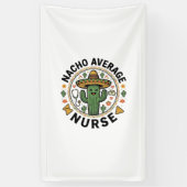 Durchschnittliche Nacho-Krankenschwester-Kaktus-Fi Banner (Vertikal)