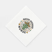 Durchschnittliche Nacho-Krankenschwester-Kaktus-Fi Serviette (Ecke)