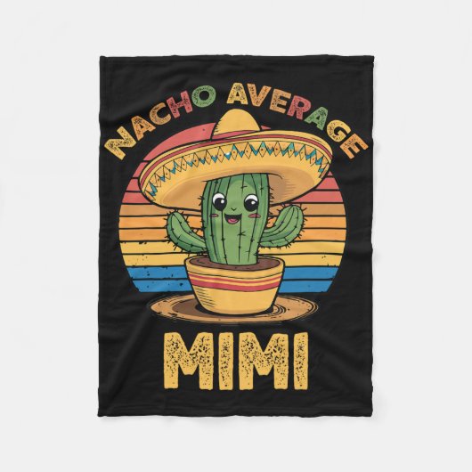 Durchschnittliche Nacho Mimi passendes mexikanisch Fleecedecke (Vorderseite)
