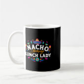 Durchschnittliche Nacho-Mittagessen-Lady Cinco De Kaffeetasse (Links)