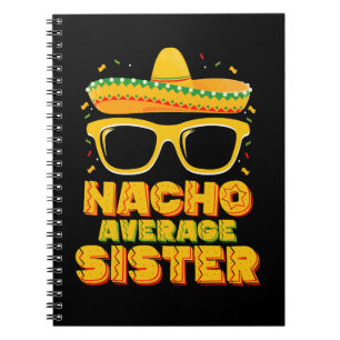 Durchschnittliche Nacho-Schwester Cinco De Mayo pa Notizblock