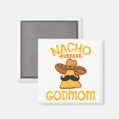 Durchschnittliche Patentante Mexikanisch Cinco De  Magnet (Vorderseite/Rückseite)