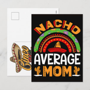 Durchschnittliche Señorita Cinco de Mayo glücklich Feiertagspostkarte