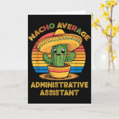 Durchschnittlicher administrativer Nacho-Assistent Karte (Gelbe Blume)
