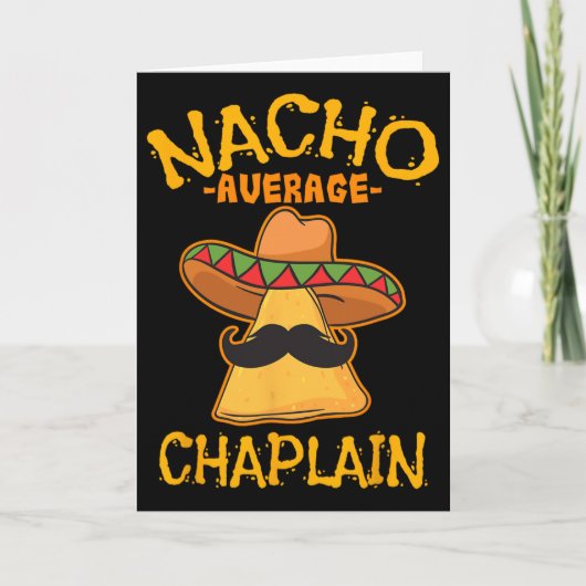 Durchschnittlicher Kaplan Mexican Cinco De Mayo Fe Karte (Vorderseite)
