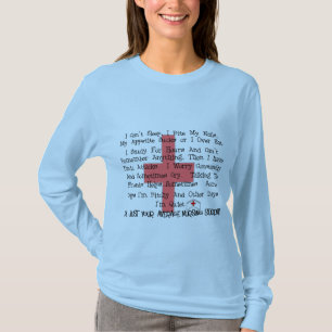 Durchschnittlicher Krankenpflege-Studenten-lustige T-Shirt