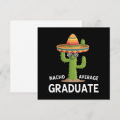 Durchschnittlicher Nacho-Absolvent der High School Einladung (Vorne/Hinten)