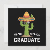 Durchschnittlicher Nacho-Absolvent der High School Einladung (Vorderseite)