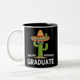 Durchschnittlicher Nacho-Absolvent der High School Zweifarbige Tasse