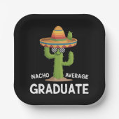 Durchschnittlicher Nacho-Absolvent Hochschule Humo Pappteller (Vorderseite)