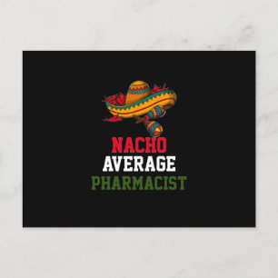 Durchschnittlicher Nacho-Apotheker  Postkarte