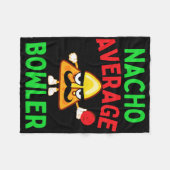 Durchschnittlicher Nacho-Bowler Cinco De Mayo Bowl Fleecedecke (Vorderseite (Horizontal))