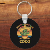 Durchschnittlicher Nacho-Coco-Passender mexikanisc Schlüsselanhänger (Vorderseite)