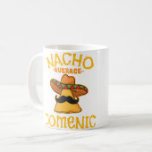 Durchschnittlicher Nacho Domenic Personalisierter Kaffeetasse (Vorderseite Links)