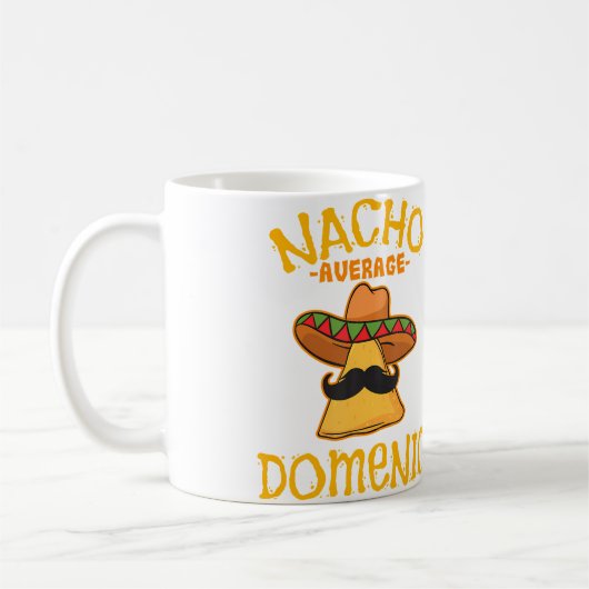 Durchschnittlicher Nacho Domenic Personalisierter Kaffeetasse (Links)