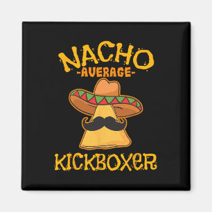 Durchschnittlicher Nacho-Kickboxer Cinco De Mayo M Magnet