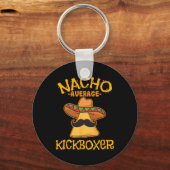 Durchschnittlicher Nacho-Kickboxer Cinco De Mayo M Schlüsselanhänger (Vorderseite)