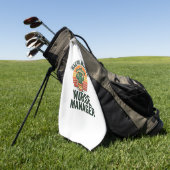 Durchschnittlicher Nacho-Krankenpfleger-Manager Lu Golfhandtuch (Gras)