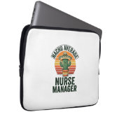 Durchschnittlicher Nacho-Krankenpfleger-Manager Lu Laptopschutzhülle (Vorne Rechts)