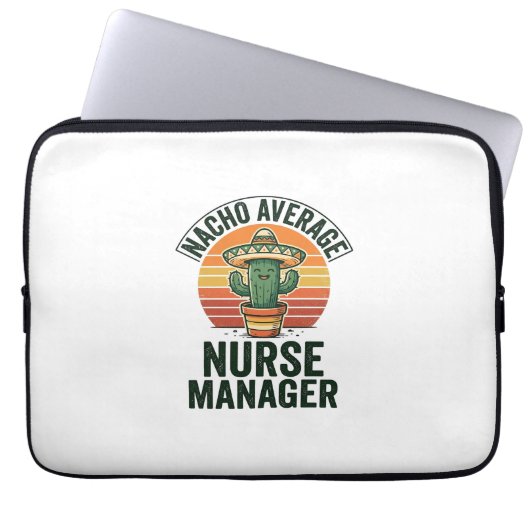 Durchschnittlicher Nacho-Krankenpfleger-Manager Lu Laptopschutzhülle (Vorderseite)