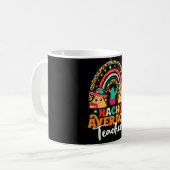 Durchschnittlicher Nacho-Lehrer Cinco De Mayo Mexi Kaffeetasse (Vorderseite Links)